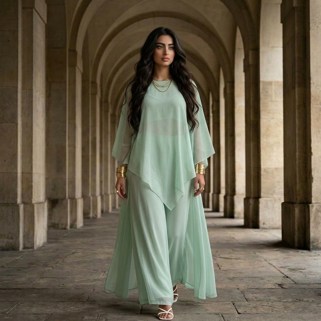 Aria Flowing Three-Piece Set | طقم Aria الانسيابي — ثلاث قطع