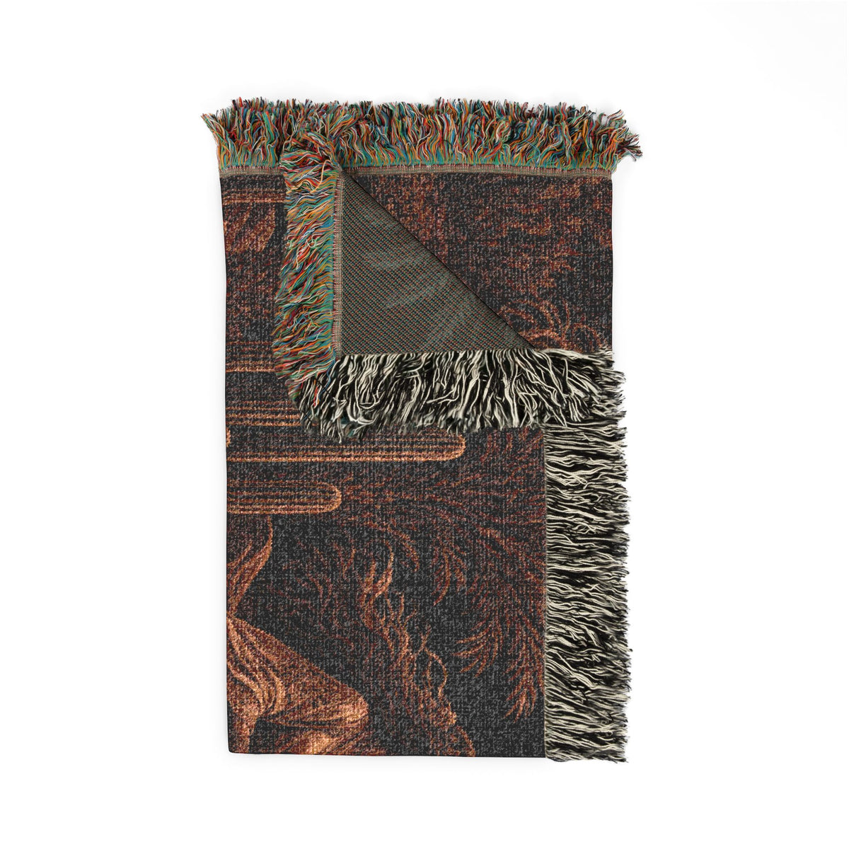 Desert Spirit Woven Blanket | Handwoven Cotton Throw